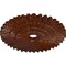 Ekena Millwork Eryn Medallion (Canopies up to 4"), 24 3/4"OD x 3 1/4"ID x 1 7/8"P, Burnished Mahogany Crackle CM24ENBMC - alternate 4